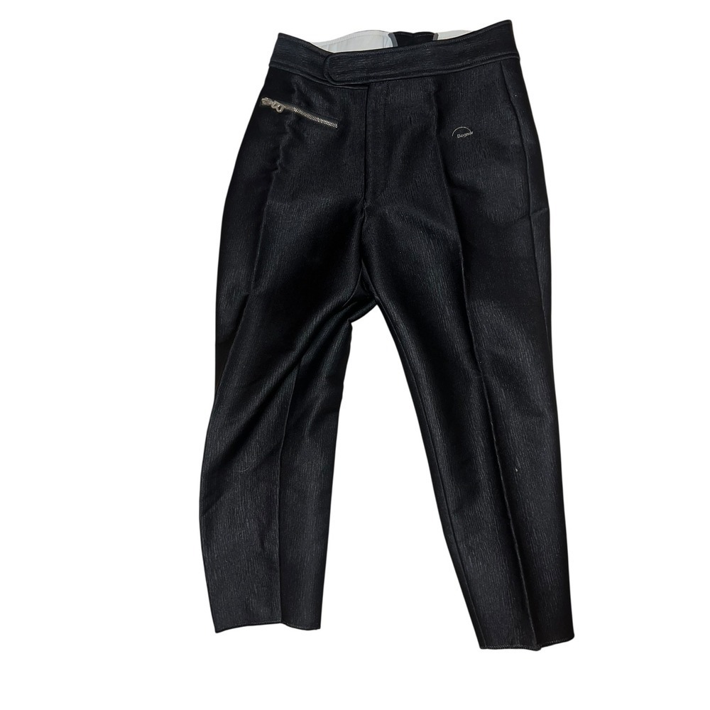 Bogner Black Straight Leg Pants with Zip Pocket